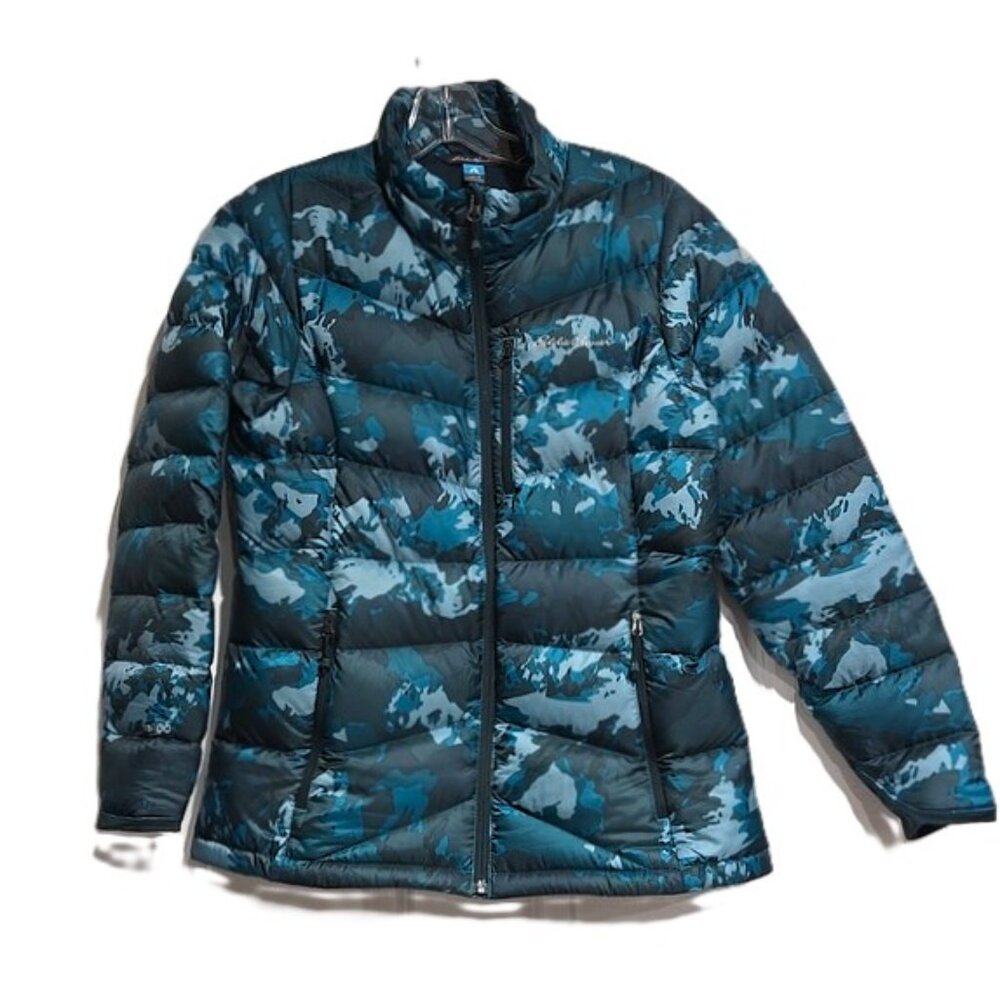 LAST CHANCE!!  EDDIE BAUER  DOWNLIGHT 2.0 PUFFER  SKI JACKET MERIDIAN BLUE 800